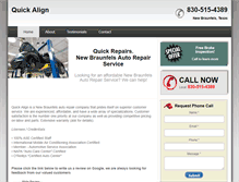 Tablet Screenshot of newbraunfelsautorepairservice.com